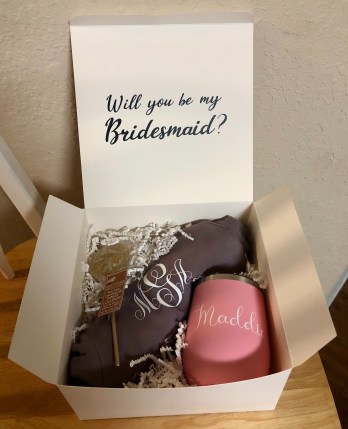 bridesmaid proposal box